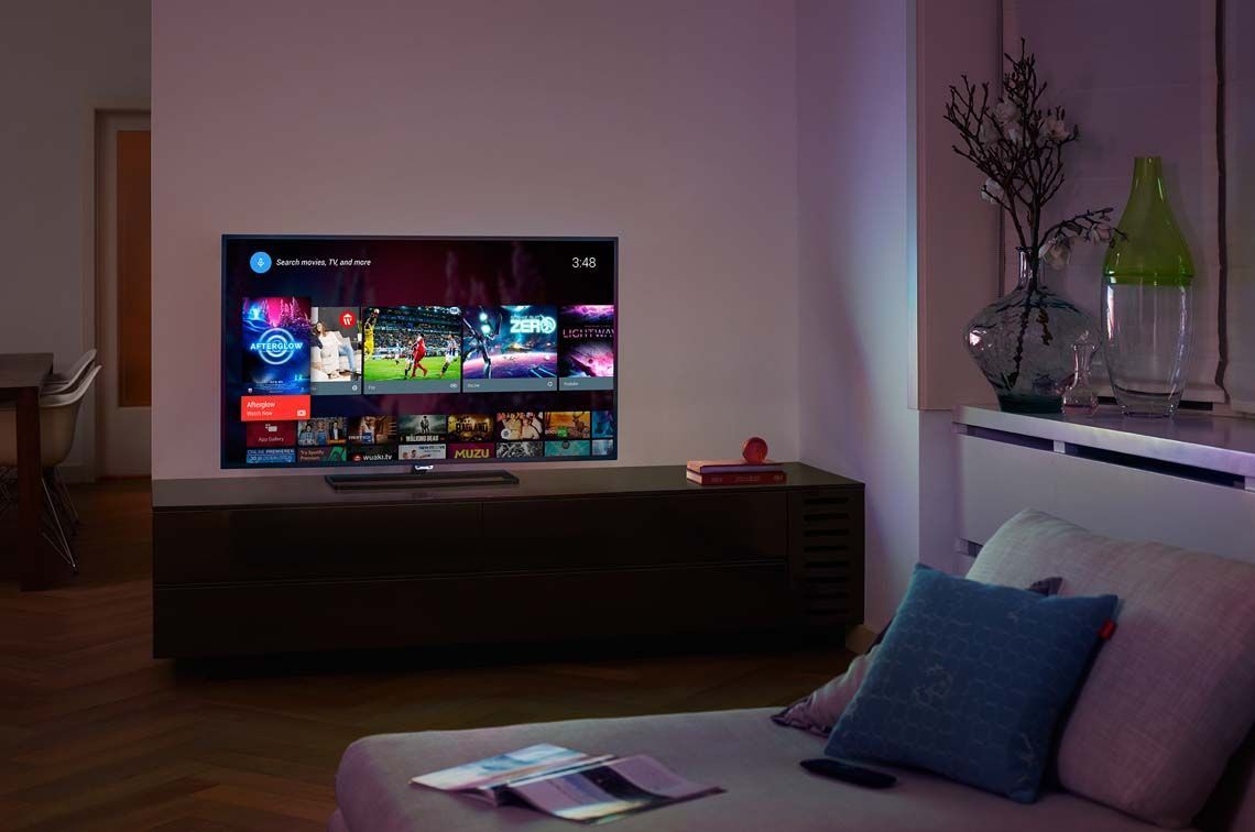 pantalla plana dormitorio