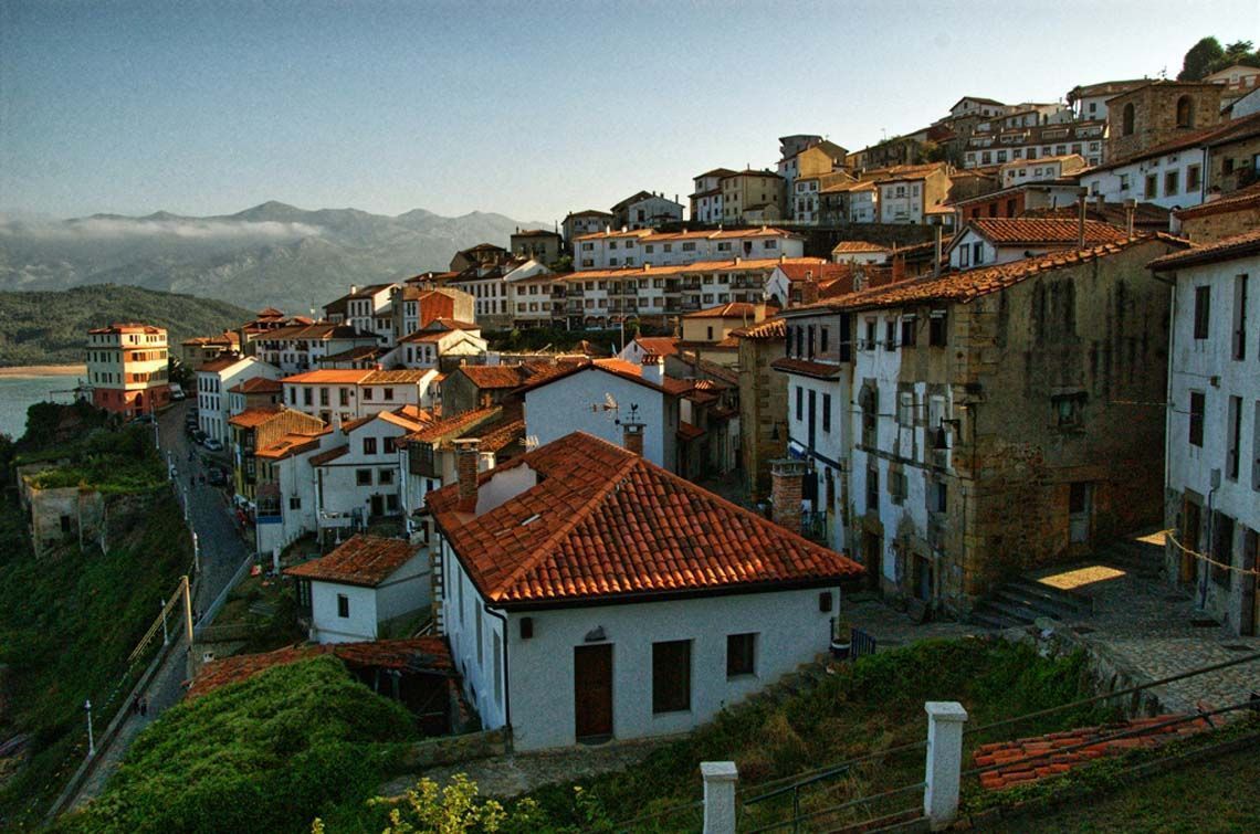 El pueblo de Lastres, en Asturias.