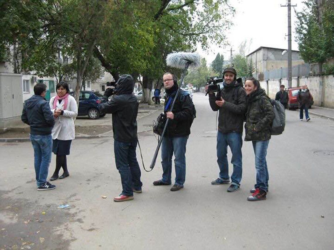 De rodaje en Rumania
